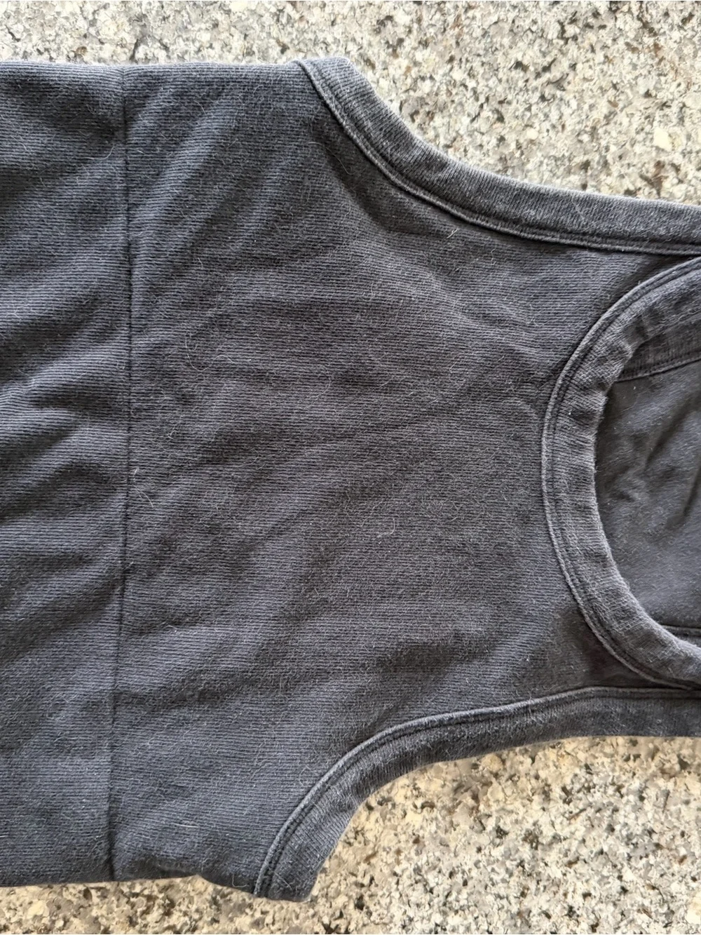 ALO Yoga Washed Black Seamless Delight High Neck Bra - size L